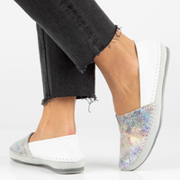 Leather shoes Filippo DP031/23 WH MLT  white