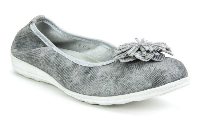 Półbuty Filippo DP025/18 BE FL Beige Flowers