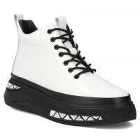 Leather ankle boots Filippo DBT7276/25 WH white