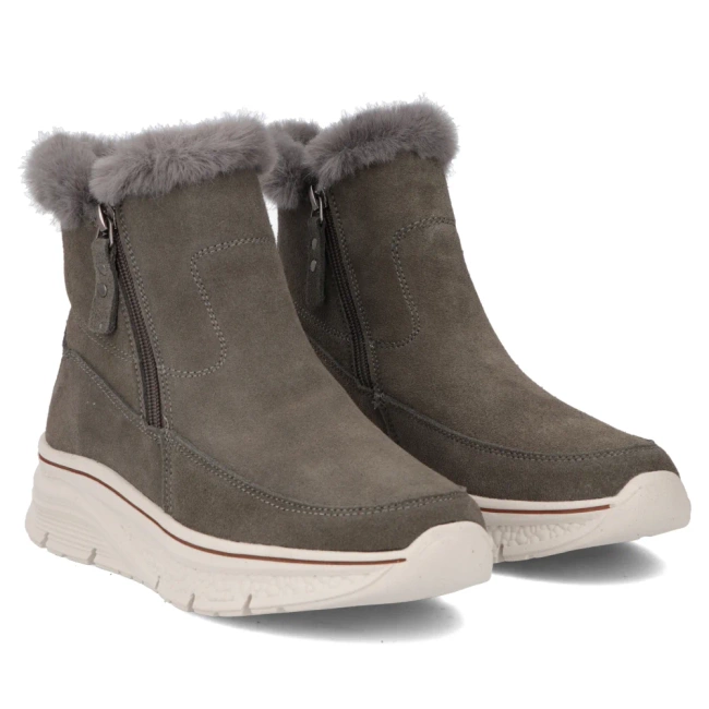 Leather ankle boots Filippo DBT7291/25 GR grey