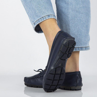 Leather loafers Filippo DP004/20 NV navy blue