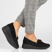 Leather shoes Filippo DP3632/23 BK black