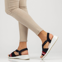 Leather sandals Filippo DS3500/23 NV navy