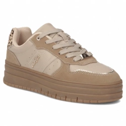 Skórzane sneakersy Filippo DP7102/25 BE beżowe