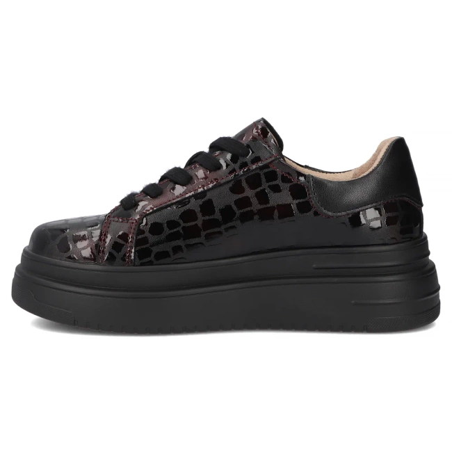 Leather sneakers Filippo DP7118/25 BG maroon