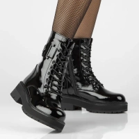 Leather boots Filippo DBT6305/25 BK black