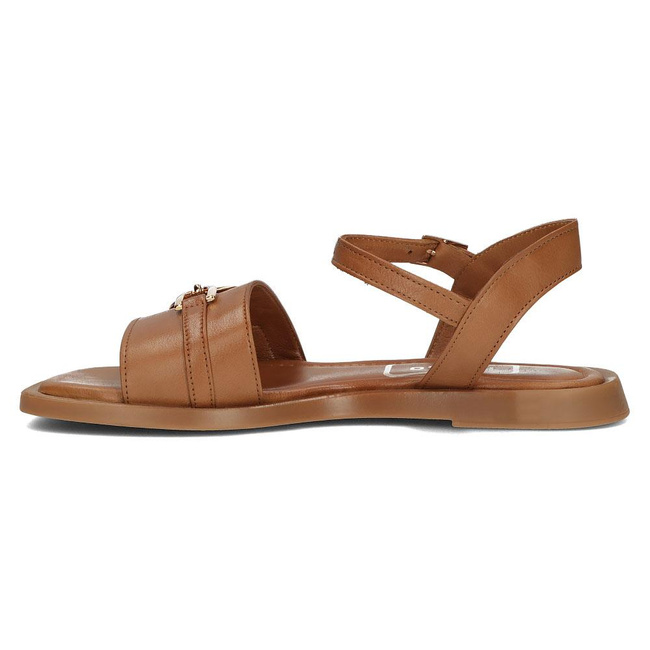 Leather sandals Filippo DS3901/22 BR brown