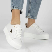 Leather shoes Filippo DP3533/25 WH white