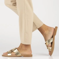 Klapki Filippo DK3703/25 GO złote