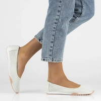 Leather shoes Filippo DP3681/25 WH white