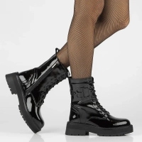 Leather boots Filippo DBT6305/25 BK black