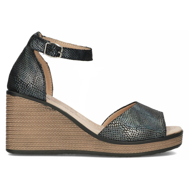 Leather sandals Filippo DP4507/23 BK MLT black