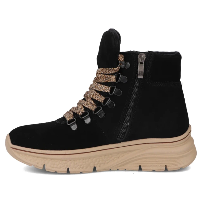 Leather ankle boots Filippo DBT7290/25 BK black