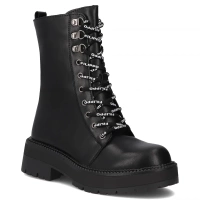 Leather boots Filippo DBT7256/25 BK black
