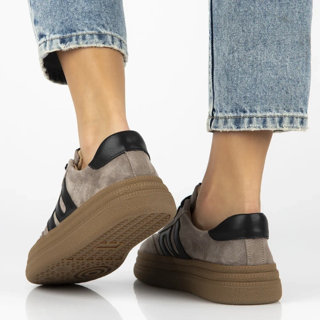 Leather shoes Filippo DP7114/25 TP Taupe