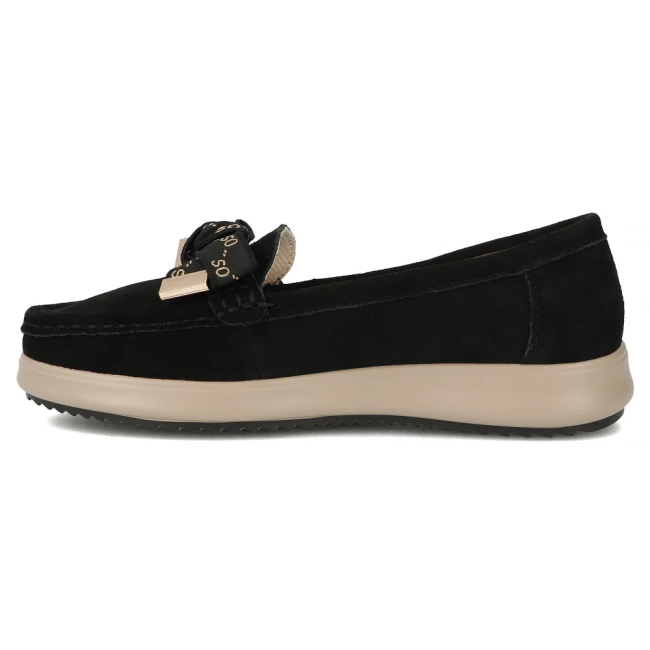 Leather loafers Filippo DP6457/24 BK black