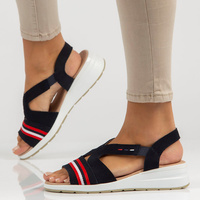 Leather sandals Filippo DS3500/23 NV navy