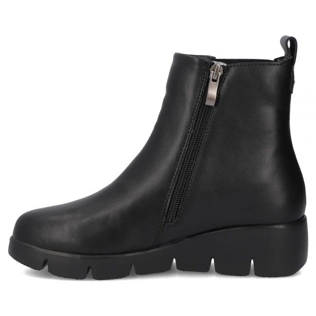 Leather ankle boots Filippo DBT7293/25 BK black