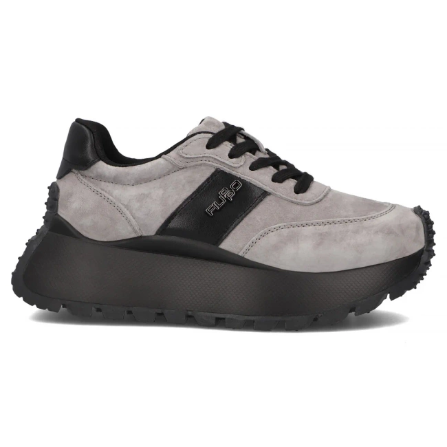 Leather sneakers Filippo DP6785/25 BE beige