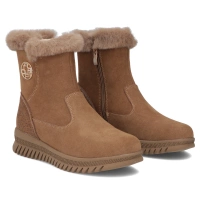 Skórzane botki Filippo DBT7271/25 BR brązowe