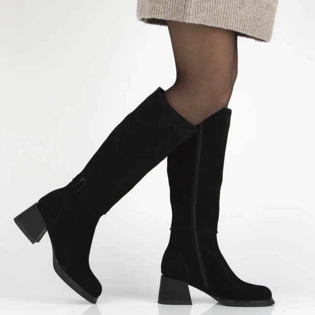 Leather ankle boots Filippo DKZ7211/25 BK black