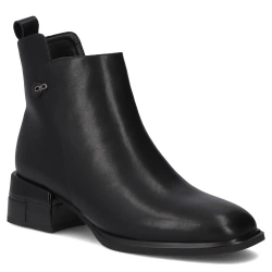 Leather ankle boots Filippo DBT7200/25 BK black