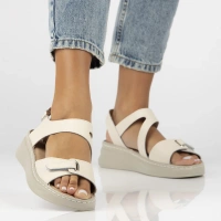 Leather sandals Filippo DS7043/25 BE beige