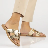 Klapki Filippo DK3703/25 GO złote