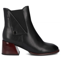Leather ankle boots Filippo DBT7472/25 BK black