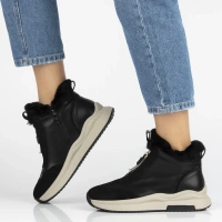 Leather ankle boots Filippo DBT7177/25 BK black