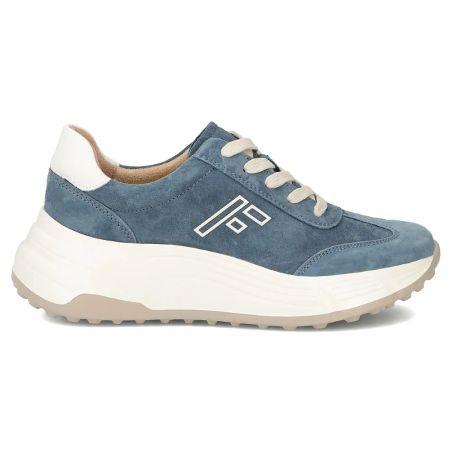 Leather sneakers Filippo DP7496/26 NV navy