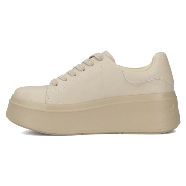 Skórzane sneakersy Filippo DP6207/25 BE beżowe