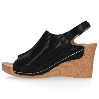 Leather sandals Filippo DS784/20 BK black