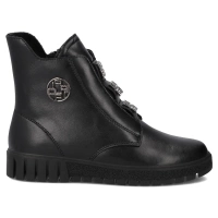 Leather ankle boots Filippo DBT6360/25 BK black