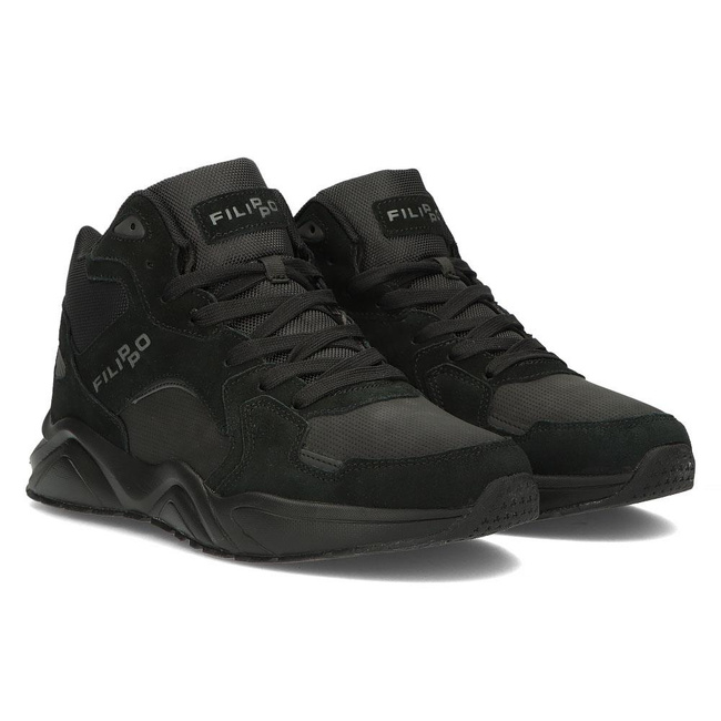 Leather Trekking Filippo MTR3089/21 BK black