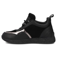 Leather sneakers Filippo DP7406/25 BK black
