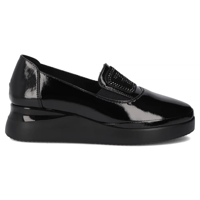 Leather shoes Filippo DP7396/25 BK L black