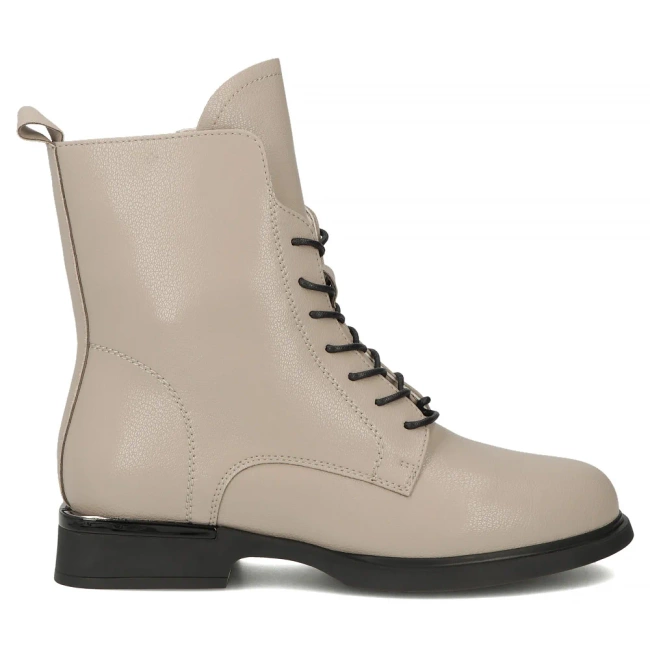 Leather ankle boots Filippo DBT7222/25 BE beige
