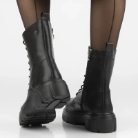 Leather ankle boots Filippo DBT4759/25 BK black