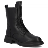 Leather ankle boots Filippo DBT7241/25 BK black
