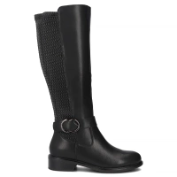 Leather boots Filippo DKZ7437/25 BK black