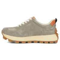 Skórzane sneakersy Filippo DP6743/25 KH OR khaki