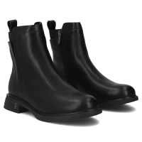 Skórzane botki Filippo DBT7200/25 BK czarne