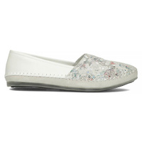 Leather shoes Filippo DP031/22 WH BL white