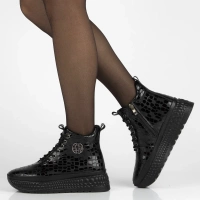 Leather ankle boots Filippo DBT7278/25 BK black