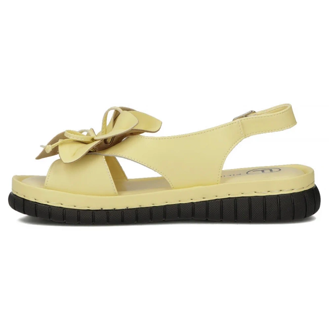 Leather sandals Filippo DS6965/25 YL yellow