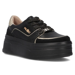 Leather sneakers Filippo  DP6805/25 BK black