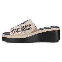 Leather flip-flops Filippo DK6820/25 BE beige