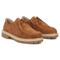 Skórzane półbuty Filippo DP7497/26 BR rude