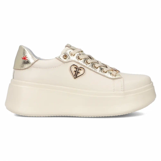 Leather sneakers Filippo DP6792/25 BE beige